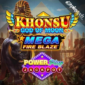 Mega Fire Blaze Khonsu God of Moon Powerplay Jackpot